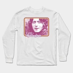 Rory Gallagher // Retro Tribute Fanart Design Long Sleeve T-Shirt